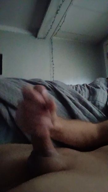 Watch me stroke my cock until I blow a huge load