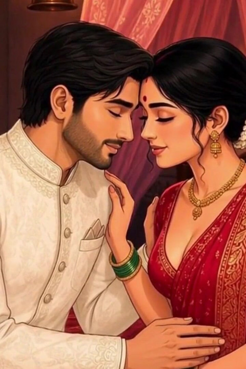 Desi Bride Wedding Night Intimate Romance - Ai Created Video