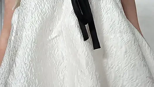 Sahnefarbene eierplatte