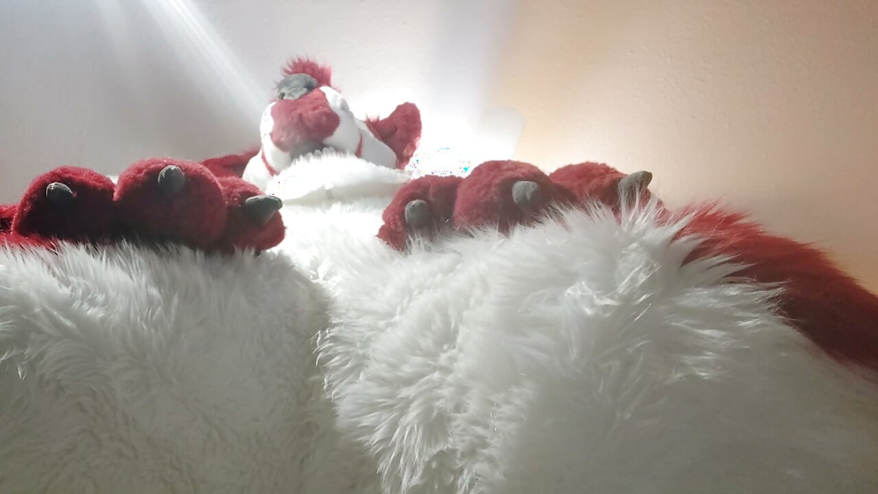 Fursuit omorashi - wetting myself in my full-body murrsuit
