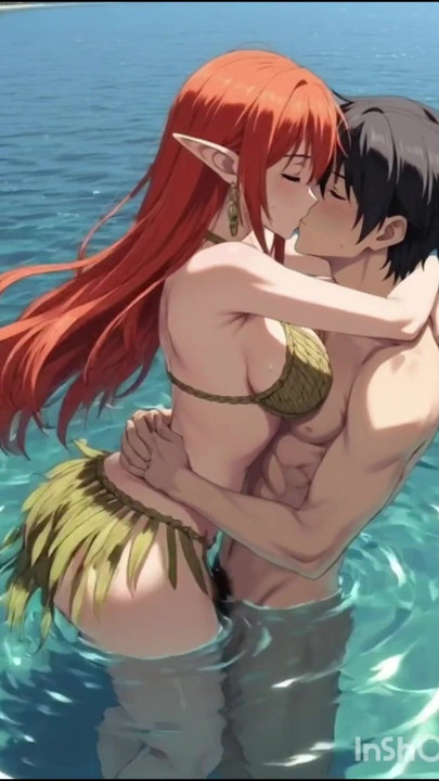 Ruiva anime hentai menina fode na água | Clipe 2
