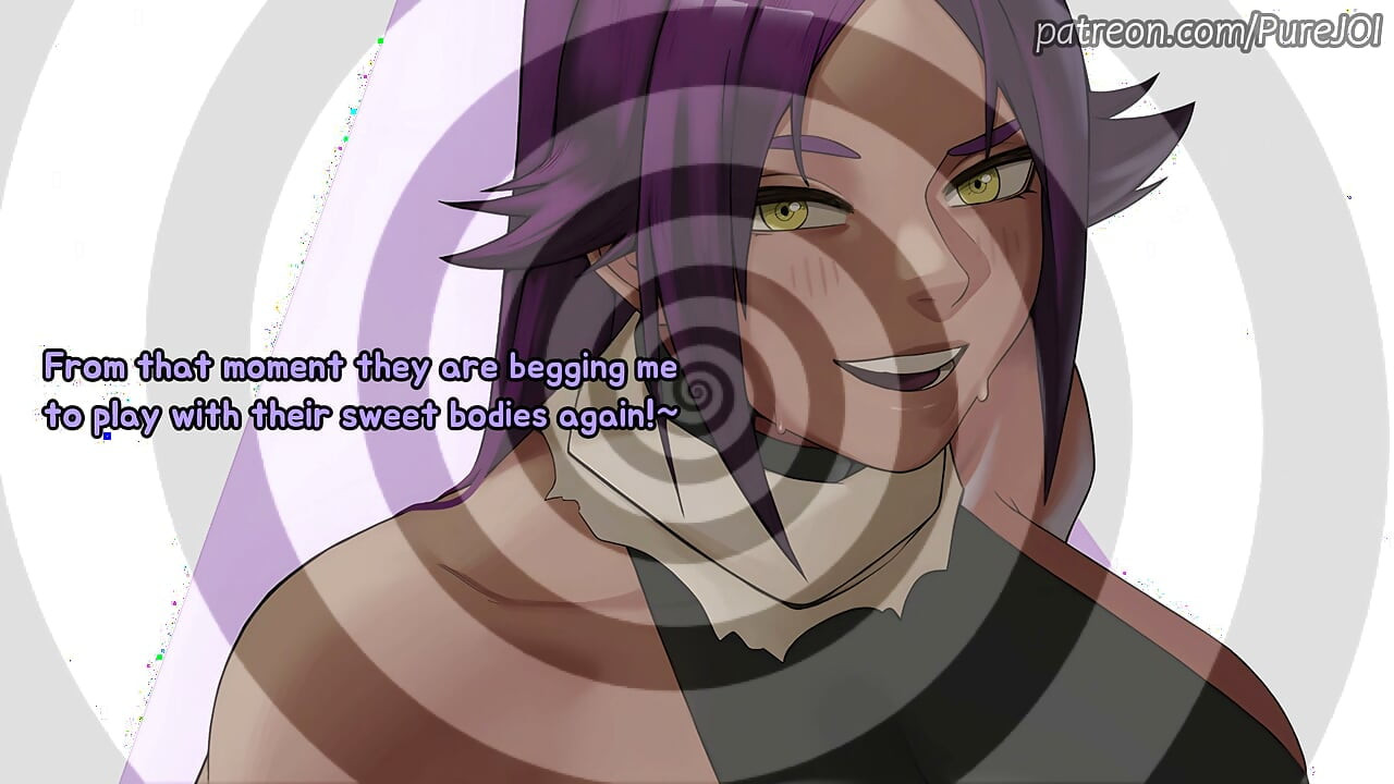 Looped! Yoruichi checks on your massive cock (Femdom JOI)