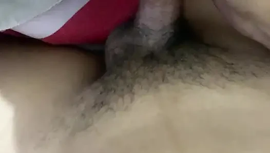 in the mouth of a beautiful hijab girl