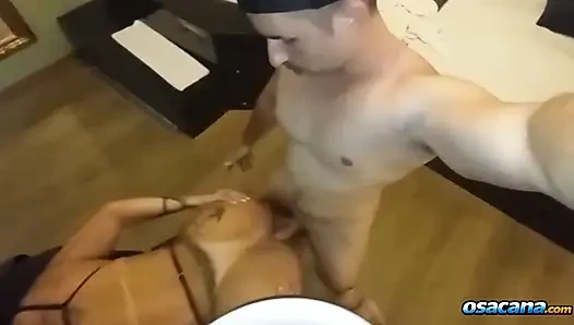 I fuck her very hot in the dressing room of the show