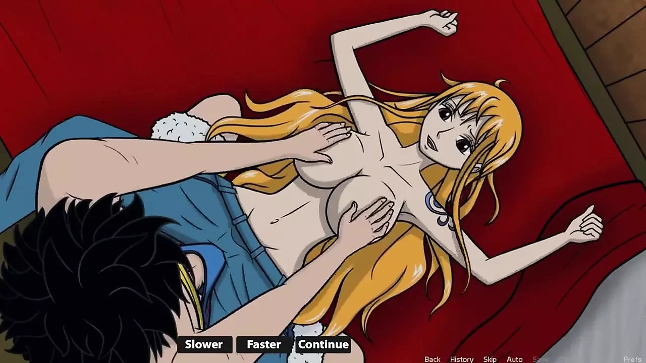 One Slice of lust - one piece sex - parte 4 jugando con las grandes tetas de Nami por Loveskysanx