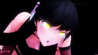 MMD Atago 3D R-18 Park sex by Pooky
