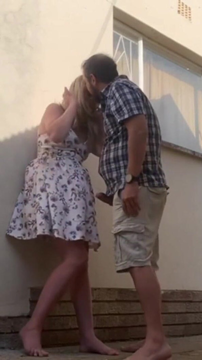 Key moment from "Cuckold wife fucking stranger outside restuarant"