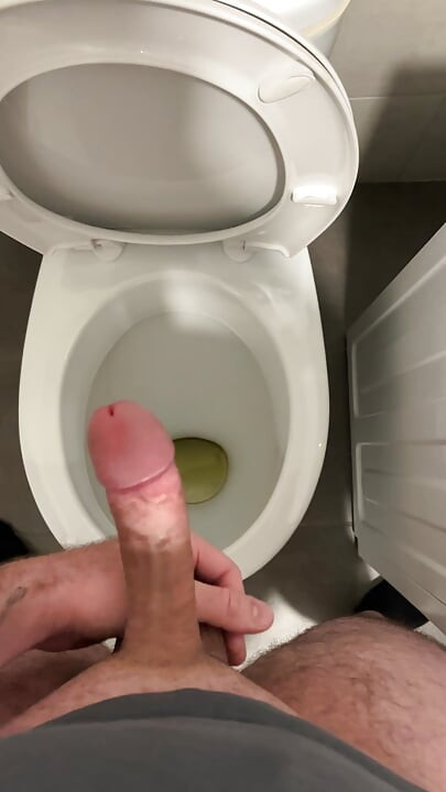 Piss masturbation and cumshot