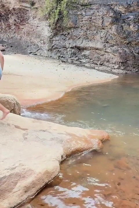 After Classes I Went to the River... I Met a Stranger and Fucked Him Outdoors in Colombia.