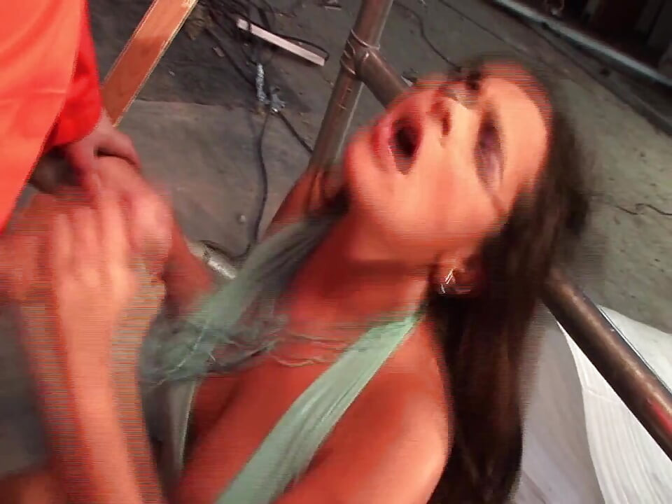 Sluts in Class Scene-4_booty Busty Brunette Fucking in Threesome in the Middle of the Construction Site