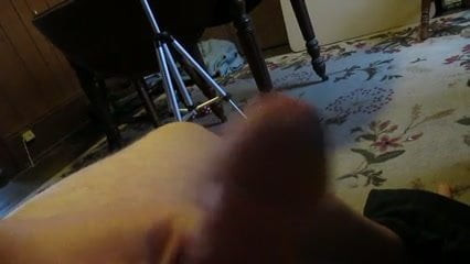 cumming after stroking