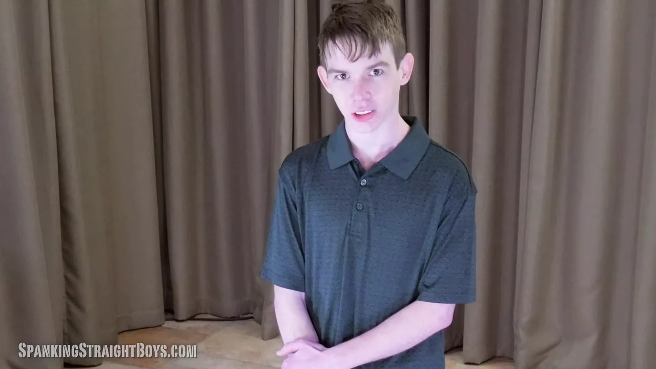 Straight Twink Gets a Hard Caning that Leaves Him in Tears