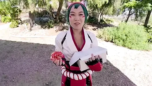 Vrcosplayx kimmy kim sebagai overwatch 2 kiriko ingin kelancaran salah paham dengan gairah murni bagian 1