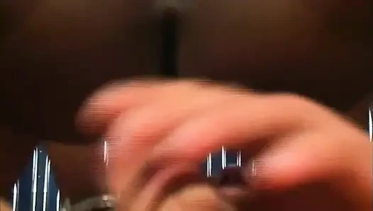 Tante girang kulit hitam dengan toket besar dientot habis-habisan sama kontol besar sampai dicrot di mulut