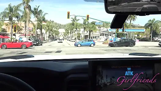 Beach Day Fun with Mira: She Gets Wet & Rides Your Cock Hard in the Car Like a Desperate Slut!