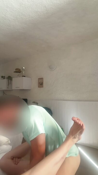 내 금발 여친에게 정액을 쏟아붓는다