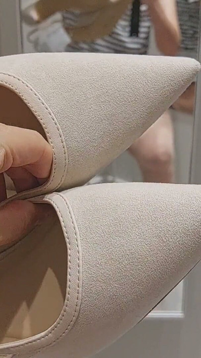 Sexy brunette tries on clothes in fitting room. I'm looking at a hairy mom, hairy pussy, big tits, big ass. | Clip 1