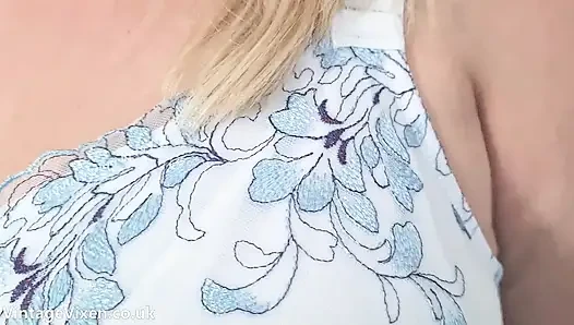 Vintage Sexy Lace Slip and Big Bra for My Big Milkers