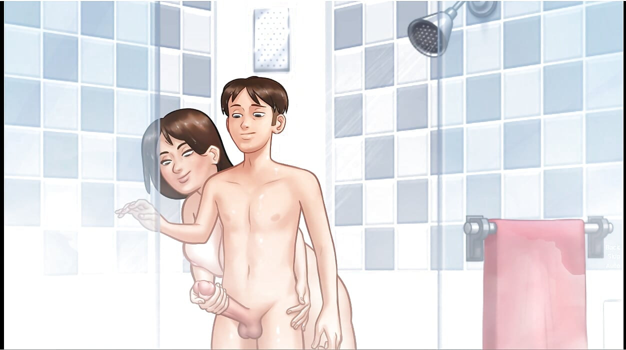 Summertime saga - gameplay - roleplay -debbie shower scenes and mutual masturbation