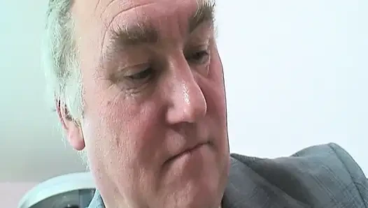 Young blonde in colorful socks has her first sexual experience with a horny grandpa