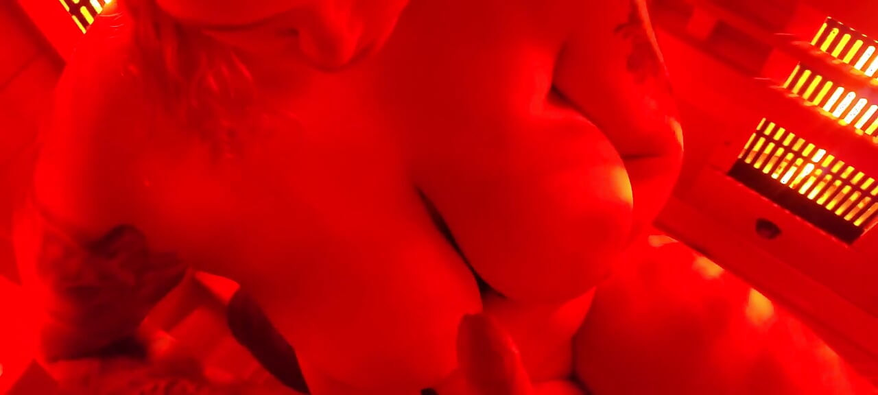 A Stranger Catches Me Masturbating in a Sauna and Joins in with His Huge Cock