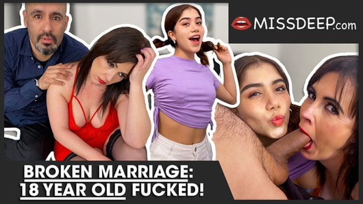 Marriage broken, 18 year old banged! MISSDEEP.com