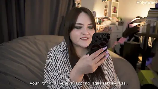Порно история - кляп-шарик, я могла только промямчать, пока она трахала меня страпоном