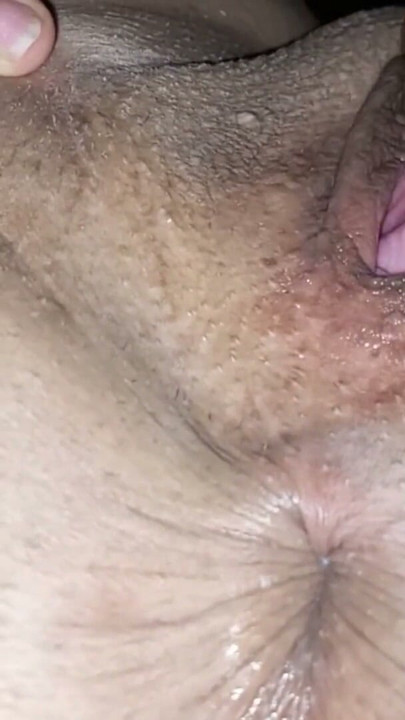Stepbrother gives his hot stepsister a dildo and asks her to put it in her juicy pussy full of milk | Clip 1