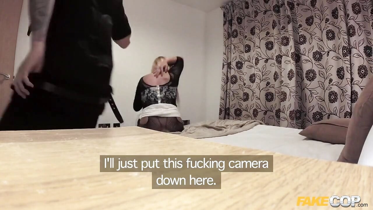 Fake Cop - Blonde MILF Deepthroats Some Police Dick