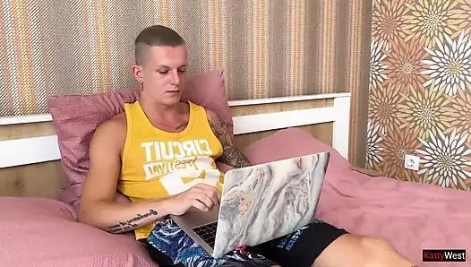 Bisexual Threesome Double Anal Fuck Each Other Big Dick