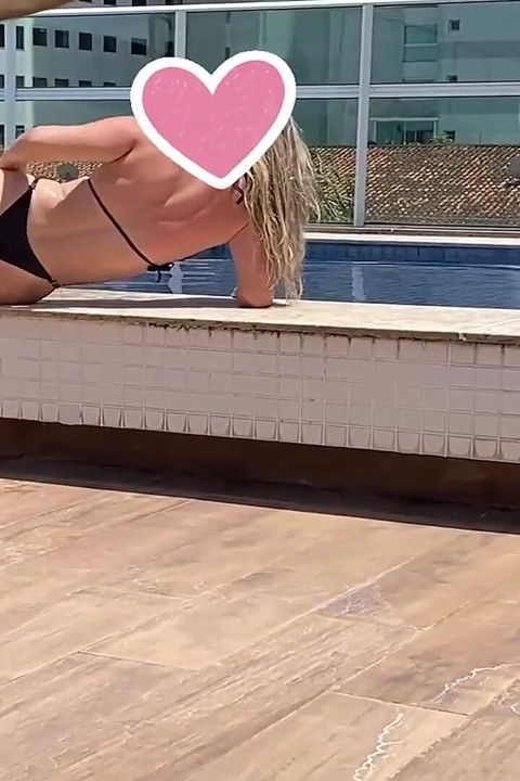 MILF Helps Me Cum at the Pool