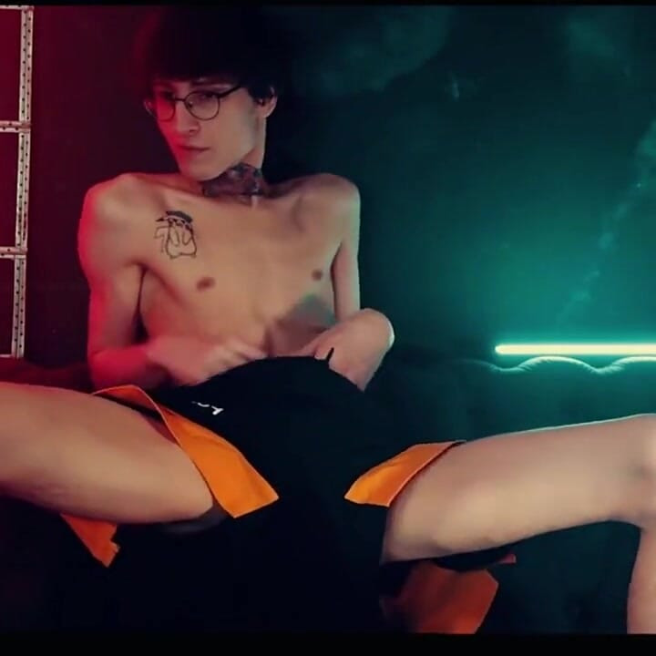 Naked Guy Spanking His Ass