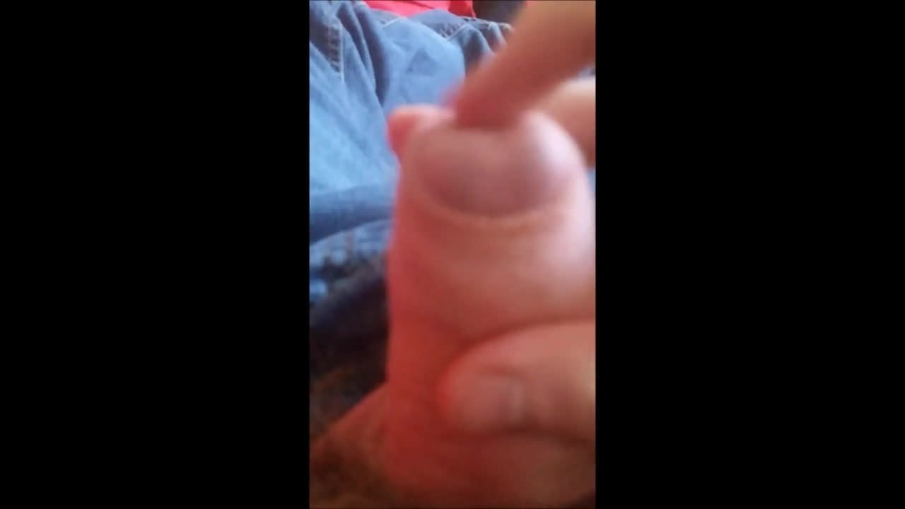 Playing with my Cock, pre-cum rubbing