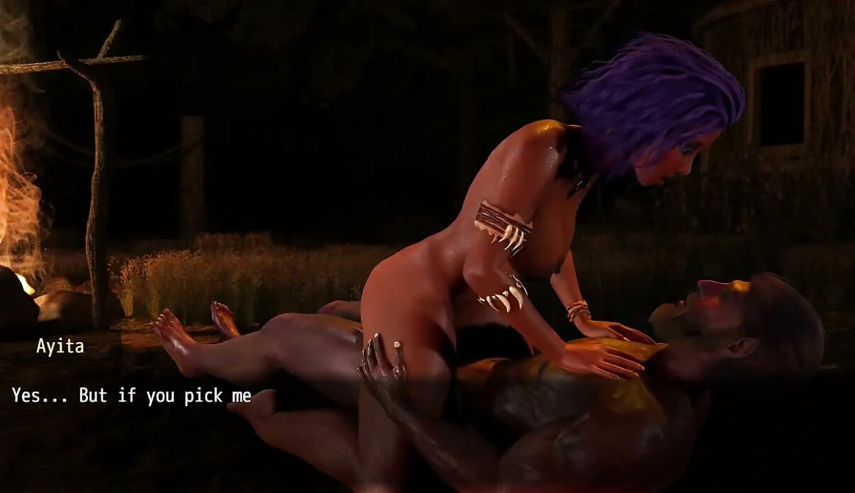A Struggle with Sin - Gameplay - Roleplay - Dasan Fucks Ayita, Tia Infront of Mc