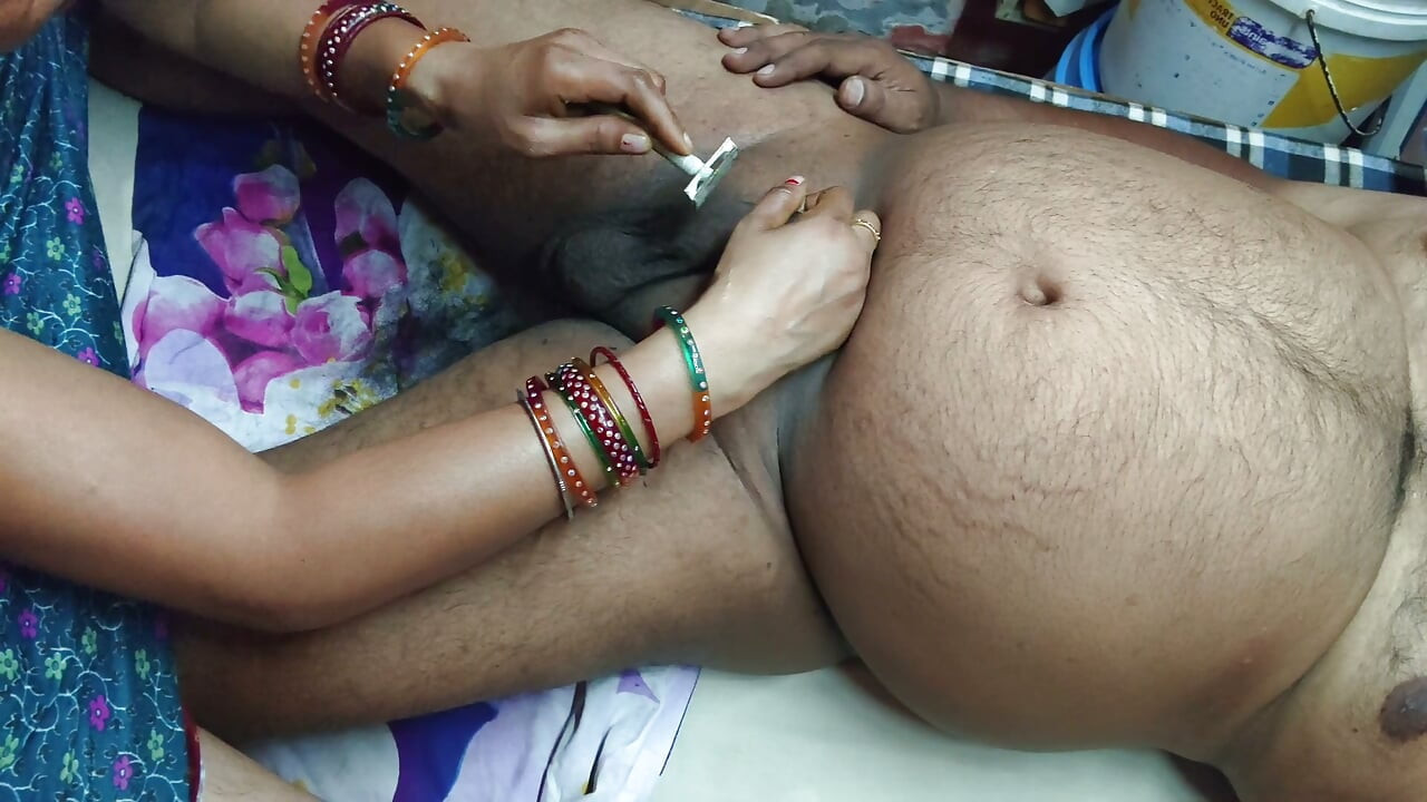 He had his pubic hair cleaned by his neighbors' wife and enjoyed the