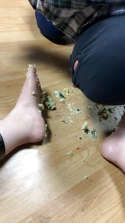 He Takes His Meal Thanks to My Feet...