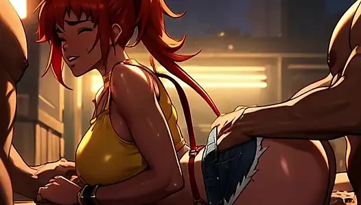 Misty vergisst alles über pokemon, als sie ihren ersten bbc sieht