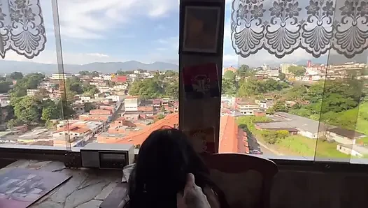 big ass stepdaughter is fuck while my wife is away. I cum in her mouth.  Latina