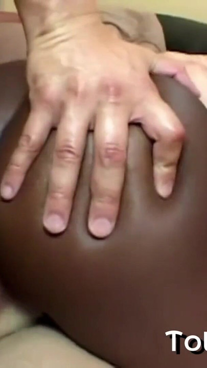Key moment from "Sexy Ebony Babe with smooth skin takes it in all holes"