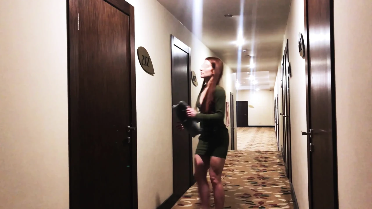 Shy Girl’s First Time with Stranger: High Heels, Kinky Outfit & Cum on Wet Pussy