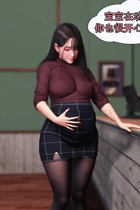 Şehvetli genç aldatan evli kadın - 3 boyutlu animasyon