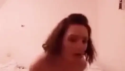 Sexy, Freche Schönheit Spielt Groß
