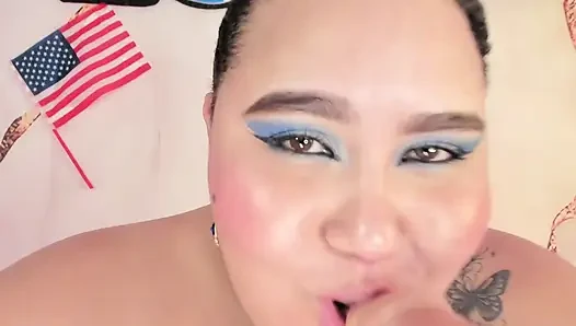 Pov: kamu liat pacar gemukmu lagi mulutnya habis-habisan