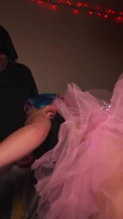 Memorable moment from "A Unicorn's Dark Fantasies - Foursome Halloween Kink with DVP & Three Thick Creampies  - Cliff Media"