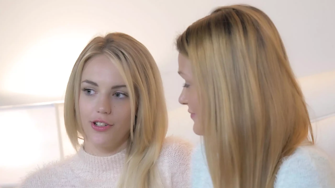 Abby Cross And Blake Eden Model On The Bed For Each Other