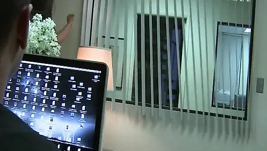 Hot Office_scene_4_sexy Booty Busty Woman Ends up with Her Tits Covered in Cum From Her Boss's Cock in the Office
