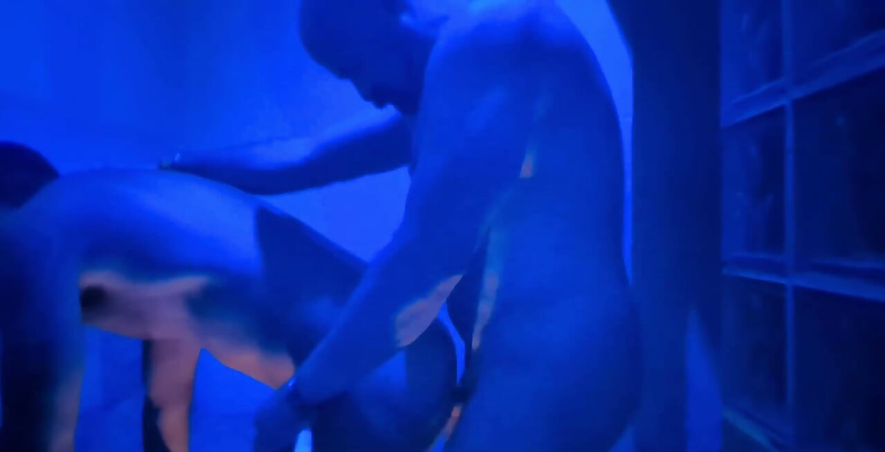 White Bear Fucks Latino in Gay Sauna