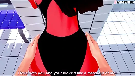 Meru - суккуб в бикини, секс в видео от первого лица