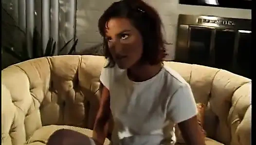 Slut spreads legs and masturbates for auditor