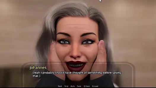 Büyükanne evi - Annabelle gat şaplak atıyor.